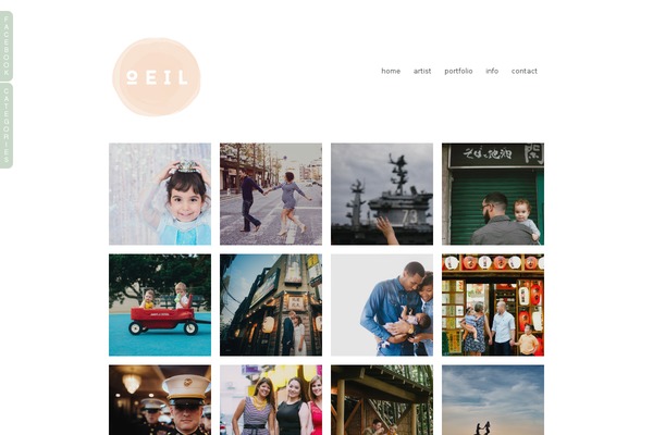 AutoFocus theme site design template sample