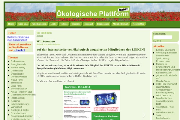 Site using Event post plugin