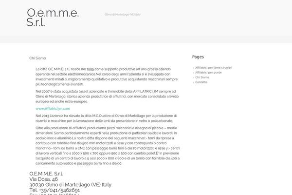 evolve theme site design template sample