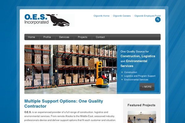 Core theme site design template sample