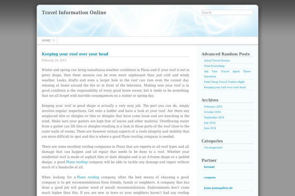 Shrink theme site design template sample