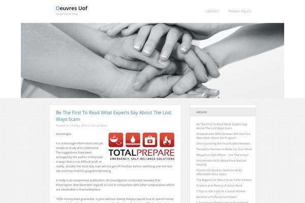 Camp theme site design template sample