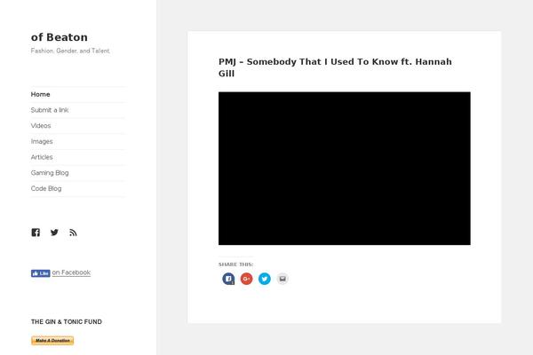 Twenty Fifteen theme site design template sample