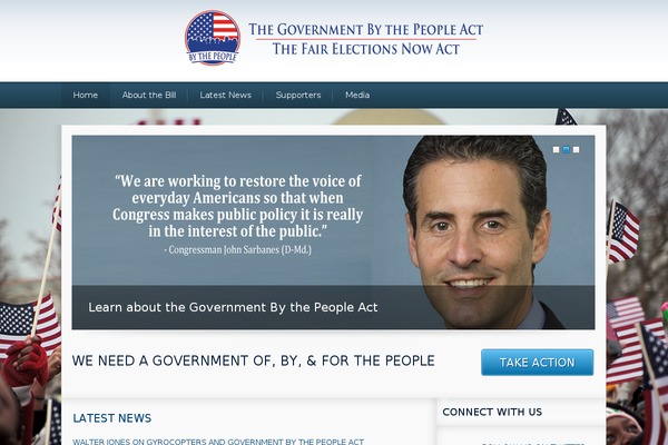 The-cause theme site design template sample