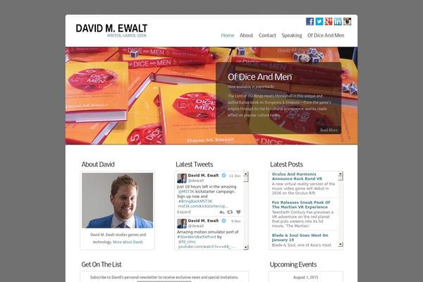 Chameleon theme site design template sample