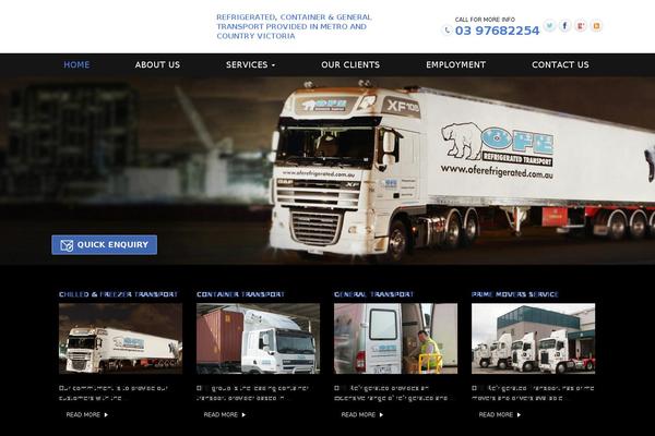 Webalive theme site design template sample