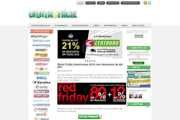 Ecommerce theme site design template sample