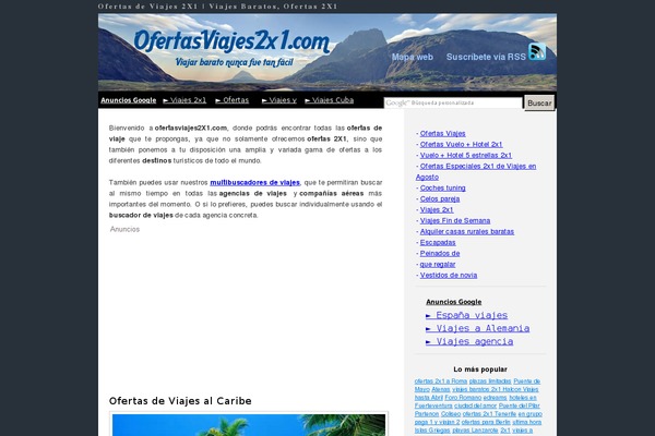 ColdBlue theme site design template sample
