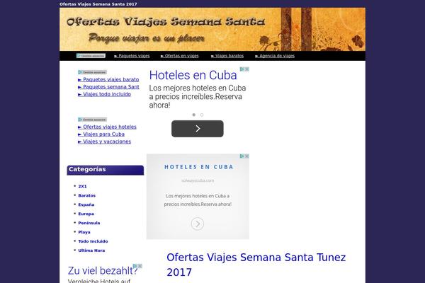 ofertasviajessemanasanta.es site used Newplat