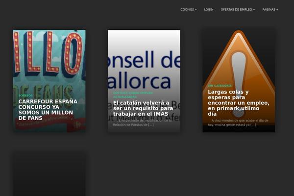 Jobify theme site design template sample