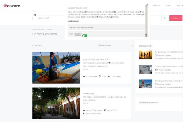 Homey theme site design template sample