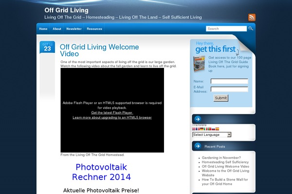 off-grid-living.com site used intrepidity