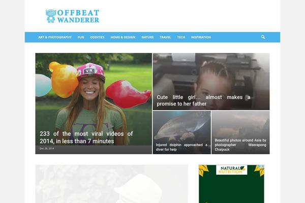 Newspaper theme site design template sample