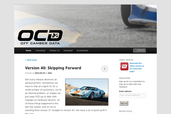 Duster theme site design template sample