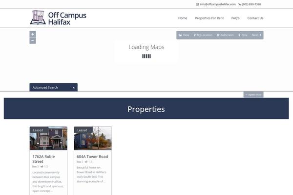 WP Residence theme site design template sample
