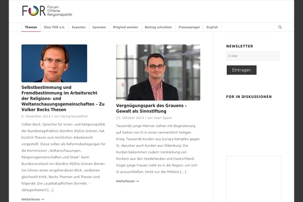 Enfold theme site design template sample