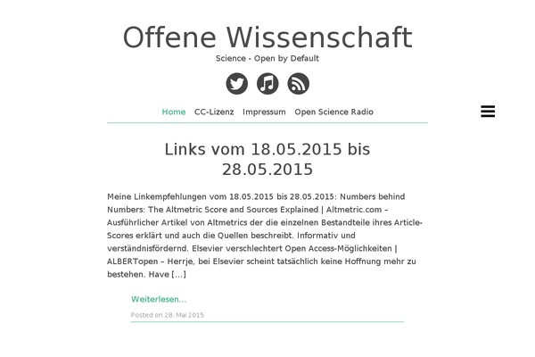Site using Flattr plugin