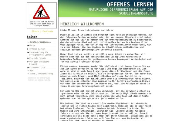 Site using Collapsing Pages plugin
