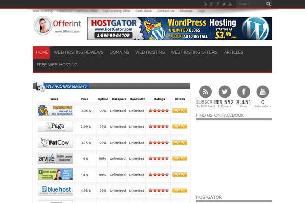 Jarida theme site design template sample