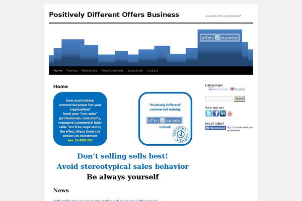 Site using Social Profiles Widget plugin