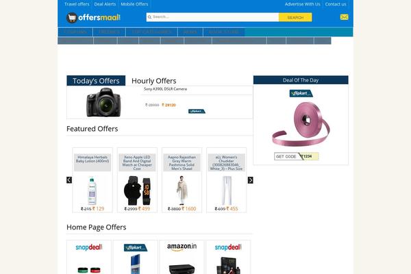 Site using AccessPress Social Share plugin