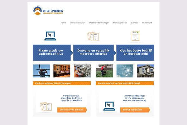 Construct theme site design template sample