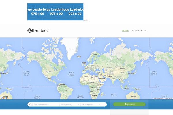 Directory theme site design template sample
