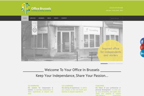 Site using Arscode-social-slider plugin