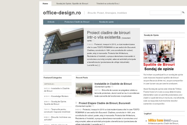 office-design.ro site used Mimbo