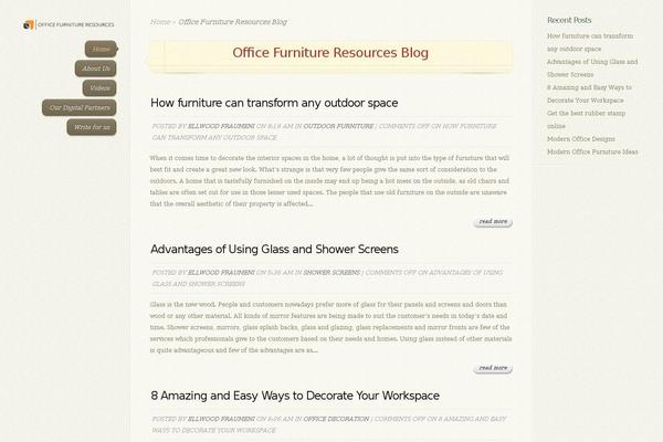 DailyJournal theme site design template sample