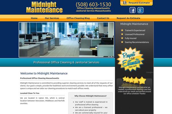 officecleaningma.com site used Ambtheme