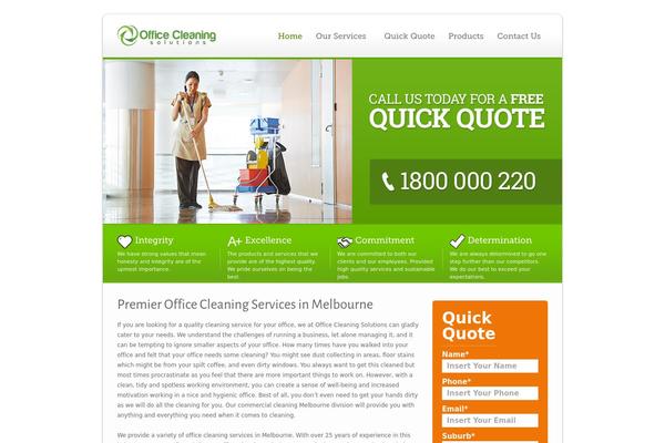 Ecobiz theme site design template sample