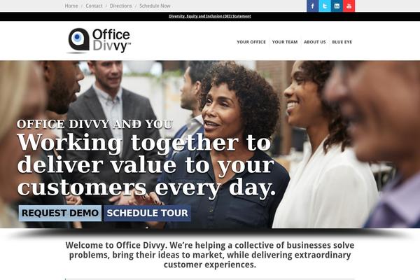 CoWorker theme site design template sample