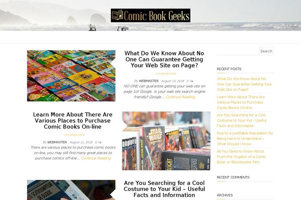 Site using Magazine3-widgets plugin