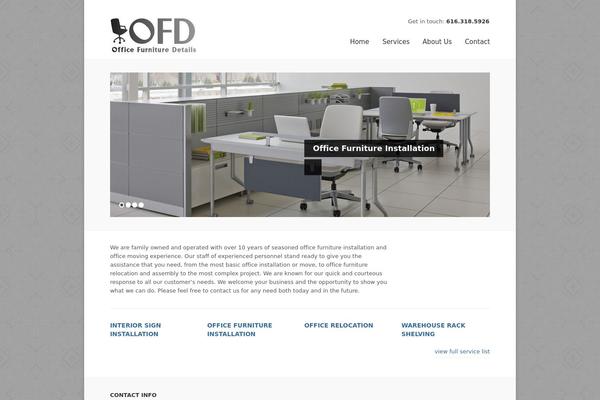 Refined-wp theme site design template sample