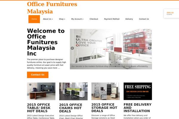 discover theme site design template sample