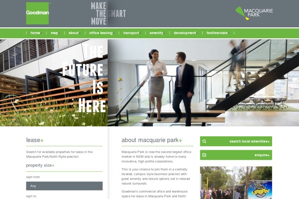 officemacquariepark.com.au site used Goodman