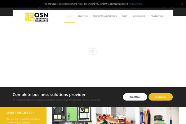 Fusion theme site design template sample