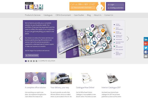 Site using WordPress Calls to Action plugin