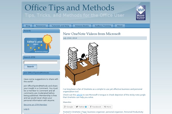 officetipsandmethods.com site used Officetips2_213