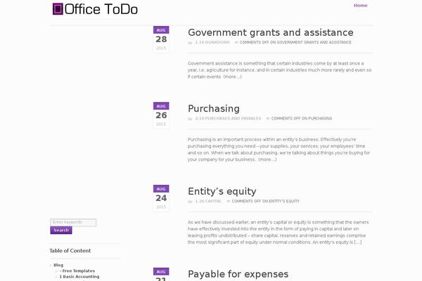 Site using Add-search-to-menu plugin