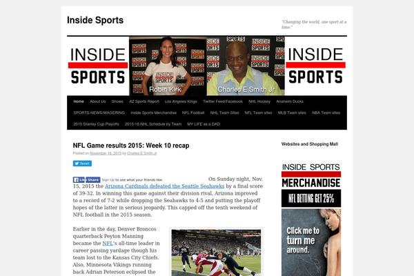 Twenty Ten theme site design template sample