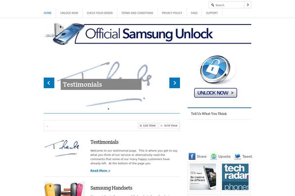 TechNews theme site design template sample