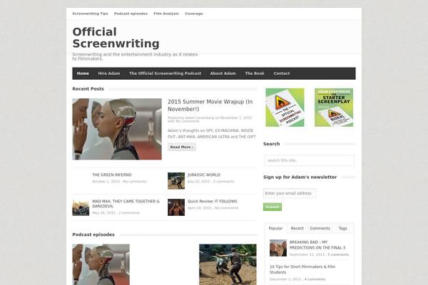 Site using AJAX Contact plugin
