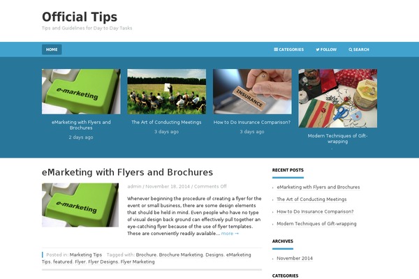 WordPlus theme site design template sample