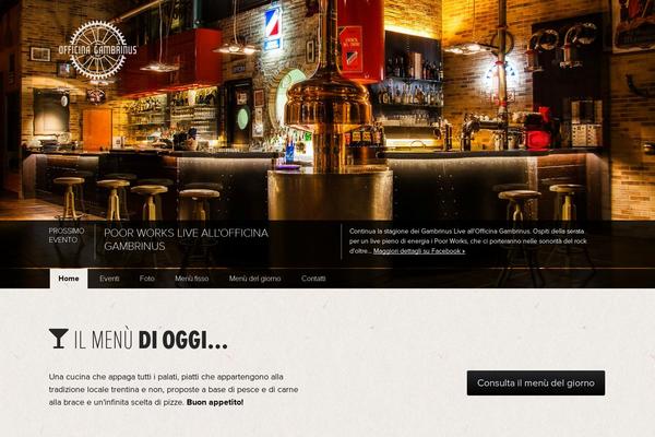 Baristawp theme site design template sample