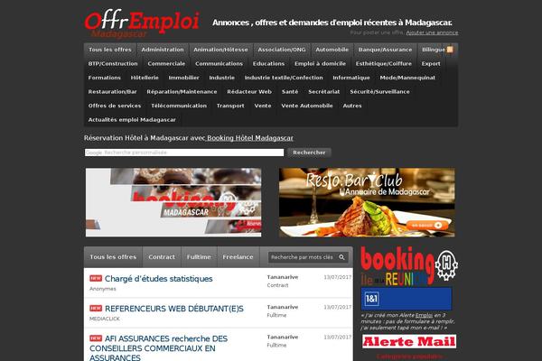 Ninetofive theme site design template sample