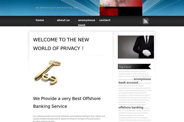 Novocane theme site design template sample