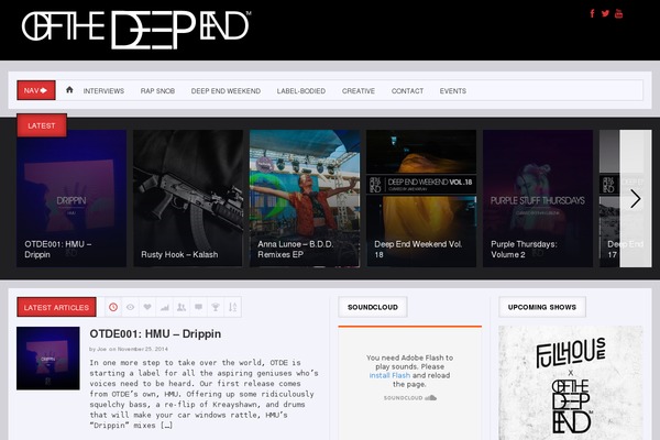 Explicit theme site design template sample
