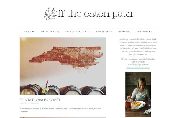 offtheeatenpathblog.com site used Foodie Pro